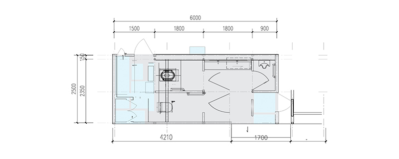 Toilet Underground tank design drawing 3